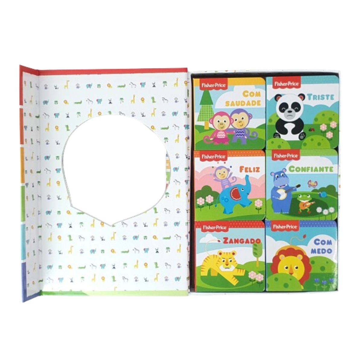 BOX 6 MINILIVROS QUANDO ESTOU FISHER PRICE PRINCIPAL BOX 6 MINILIVROS QUANDO ESTOU FISHER PRICE PRINCIPAL